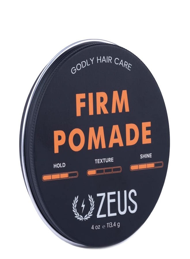 ZEUS Water-Based Pomade, Natural Shine All Day Hold - MADE IN USA (4 oz.) - Image 1