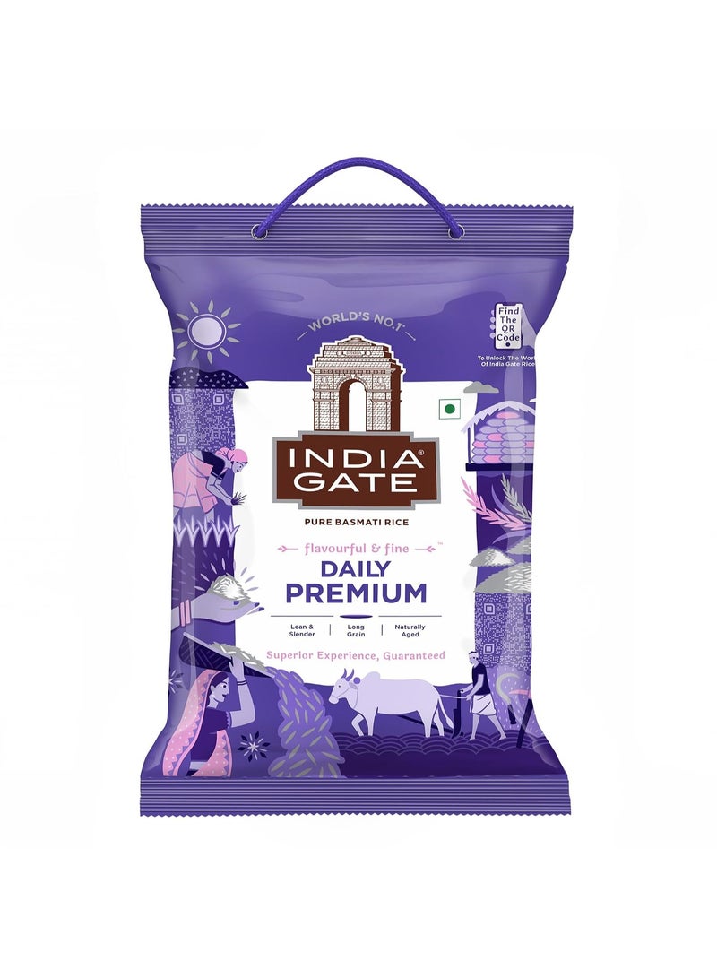 India Gate Daily Premium Aged Basmati Rice 1Kg - Image 1