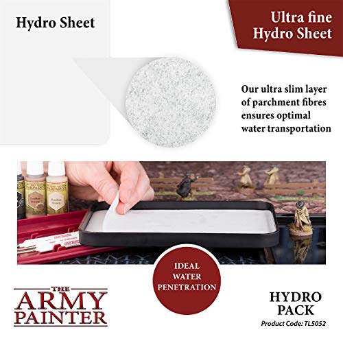 The Army Painter, Wet Palette Hydro Pack Refills, 50 Palette Sheets and 2 Sponges, Hydro Foam & Hydro Sheets, for Tabletop Wargaming Miniature Modeling - Image 5