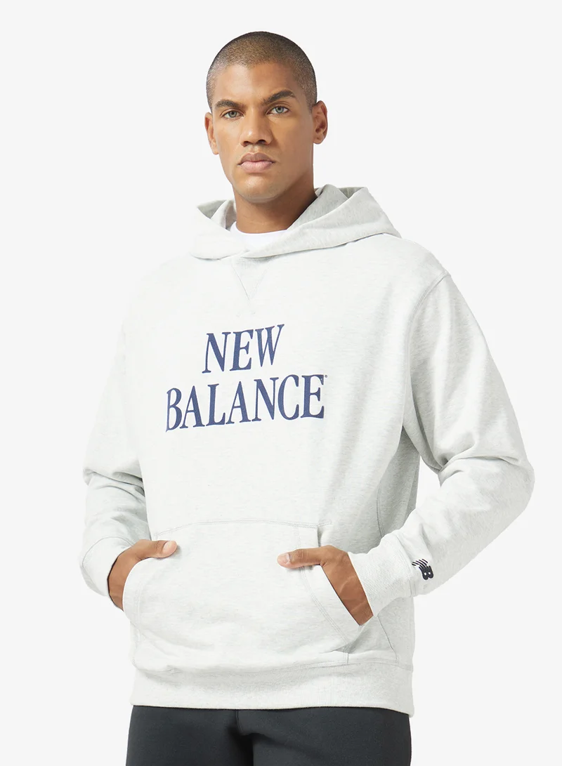 Athletics French Terry Flocked Logo Hoodie