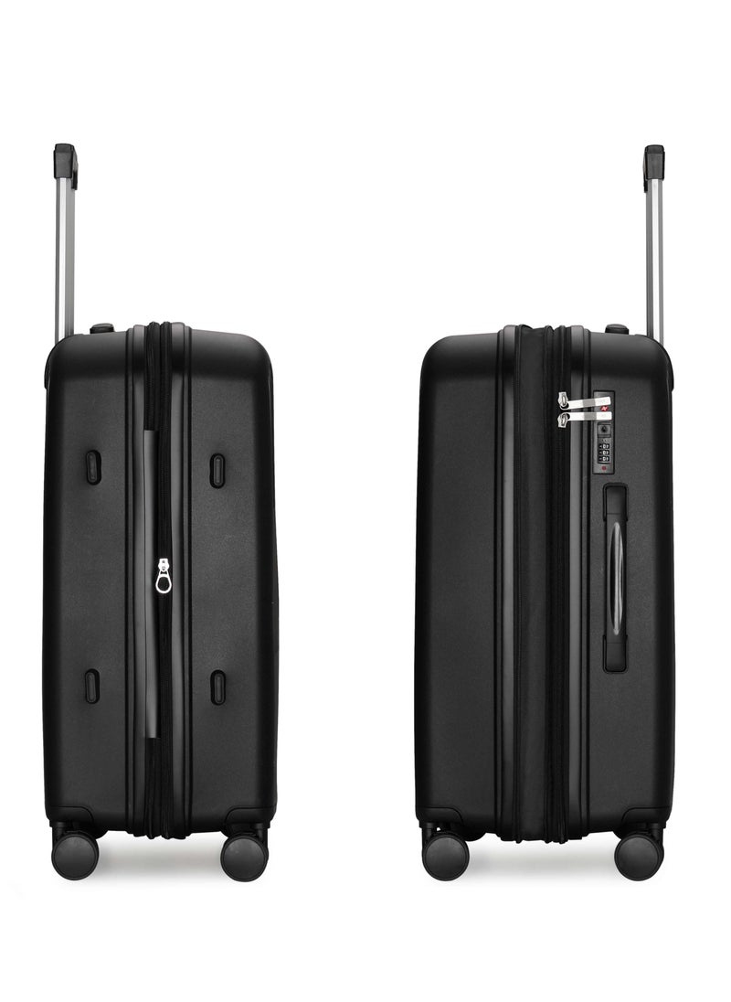 كابينبرو - Unisex Expandable PP Fashion Trolley Luggage Set Lightweight Hard Shell Spinner luggage with 360° Degree 4 Twin Wheel and Double Zippers CP003 - Image 1