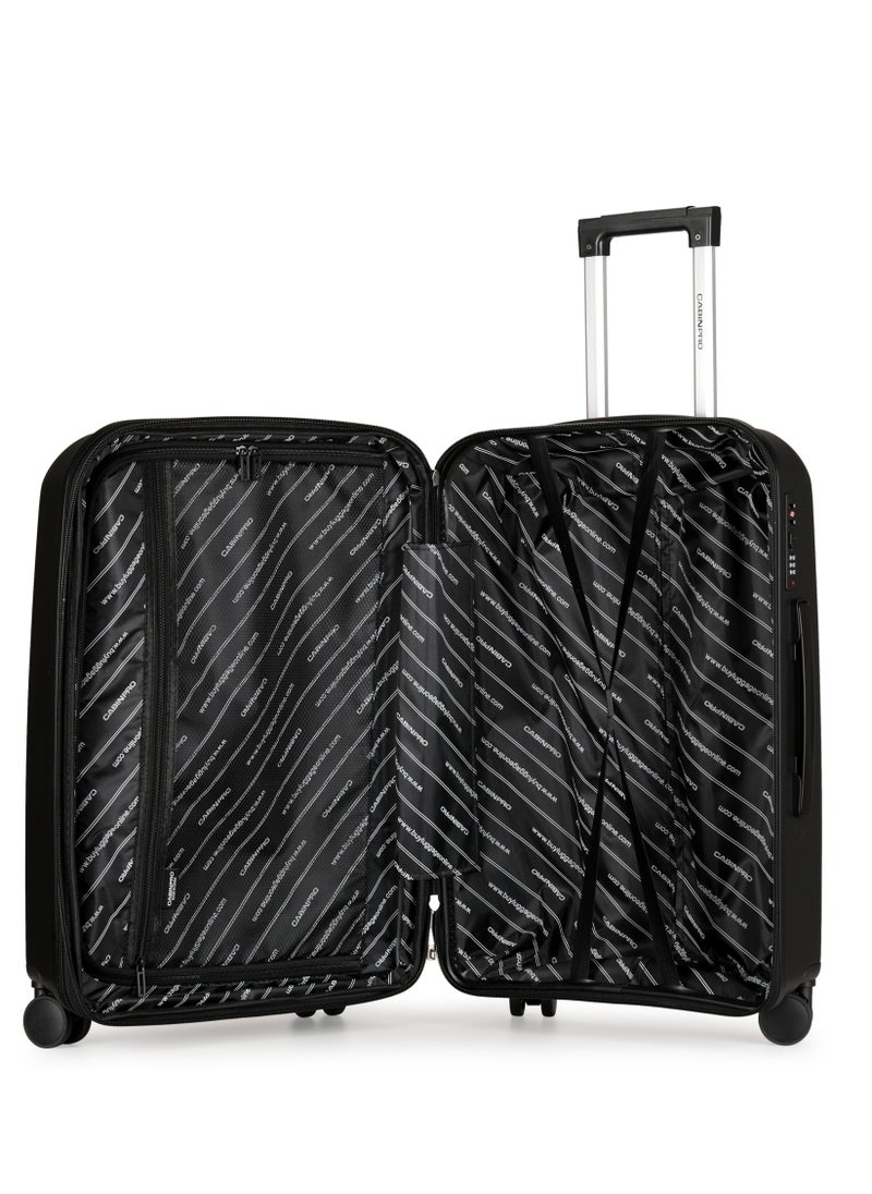 CABINPRO Unisex Expandable PP Fashion Trolley Luggage Set Lightweight Hard Shell Spinner luggage with 360° Degree 4 Twin Wheel and Double Zippers CP003  - Image 3