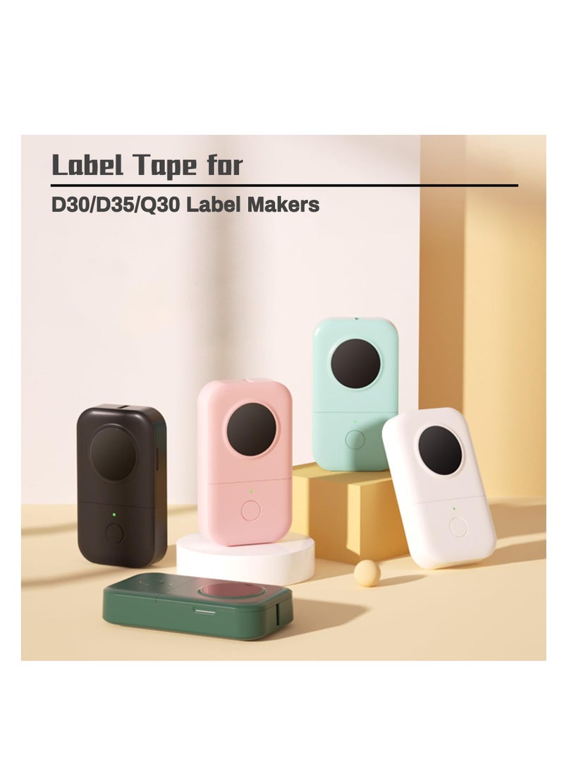 SYOSI شريط لاصق لطابعة ملصقات D30، شريط لاصق لصنع الملصقات - 15 مم × 30 مم (0.59 بوصة × 1.18 بوصة) ورق حراري لاصق ذاتي، ورق حراري أبيض لاصق، ملصقات تخزين منزلية، ذاتية اللصق، 3 لفات - Image 3