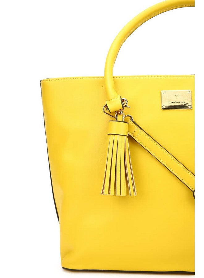 Van Heusen Womens VH1 Yellow Tote Bag - Medium (VWBGDOSMU004309) - Image 5