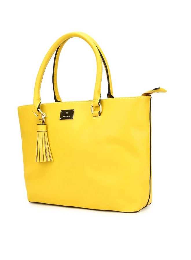 Van Heusen Womens VH1 Yellow Tote Bag - Medium (VWBGDOSMU004309) - Image 2