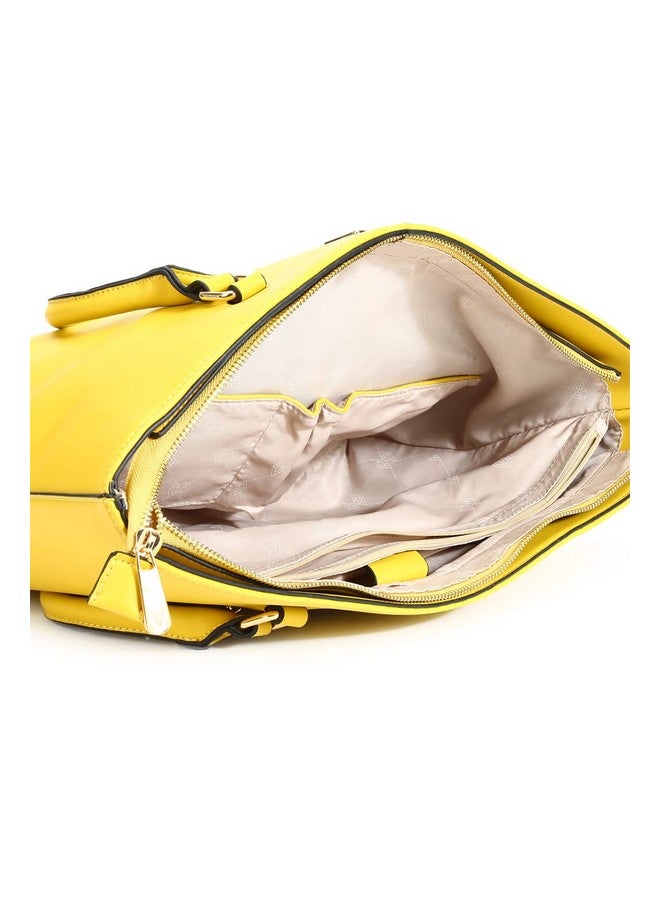 Van Heusen Womens VH1 Yellow Tote Bag - Medium (VWBGDOSMU004309) - Image 4