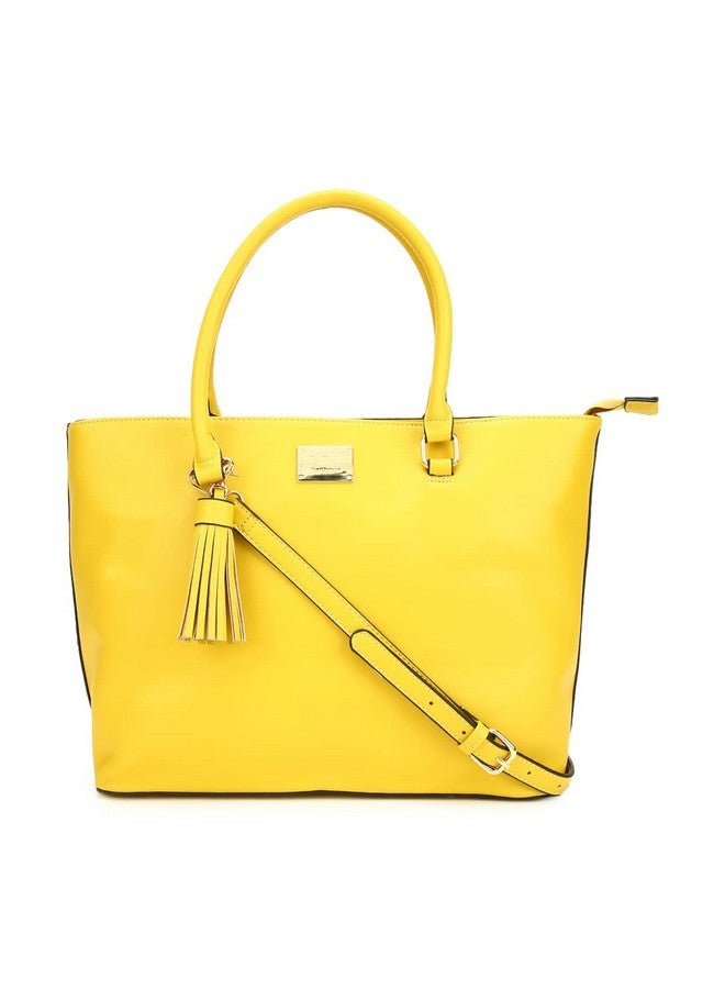 Van Heusen Womens VH1 Yellow Tote Bag - Medium (VWBGDOSMU004309) - Image 1