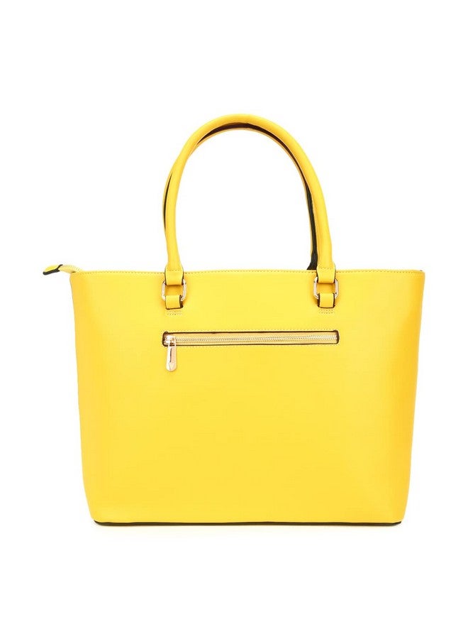 Van Heusen Womens VH1 Yellow Tote Bag - Medium (VWBGDOSMU004309) - Image 3