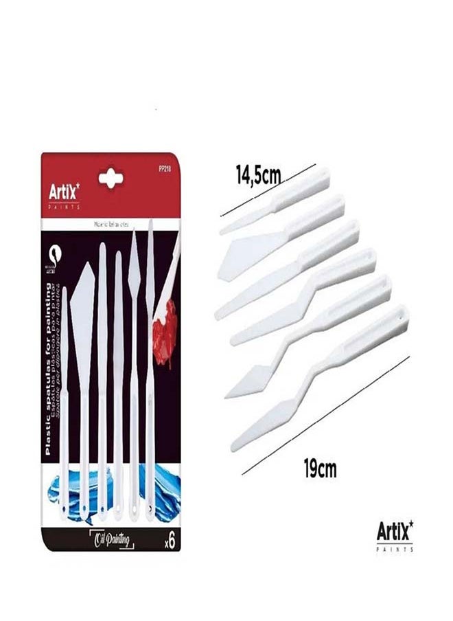 Artix Plastic Palette Knives Set 