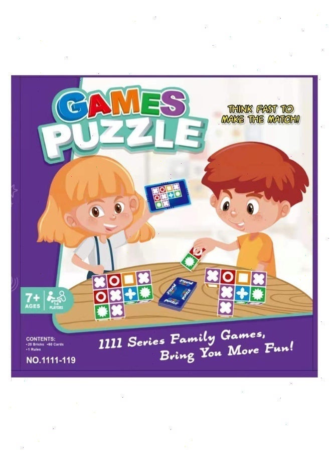 Block Puzzle Games, Matching Puzzle Game for Kids, Brain Teasers Toy, Perfect Gift for Ages 3+ - Image 4