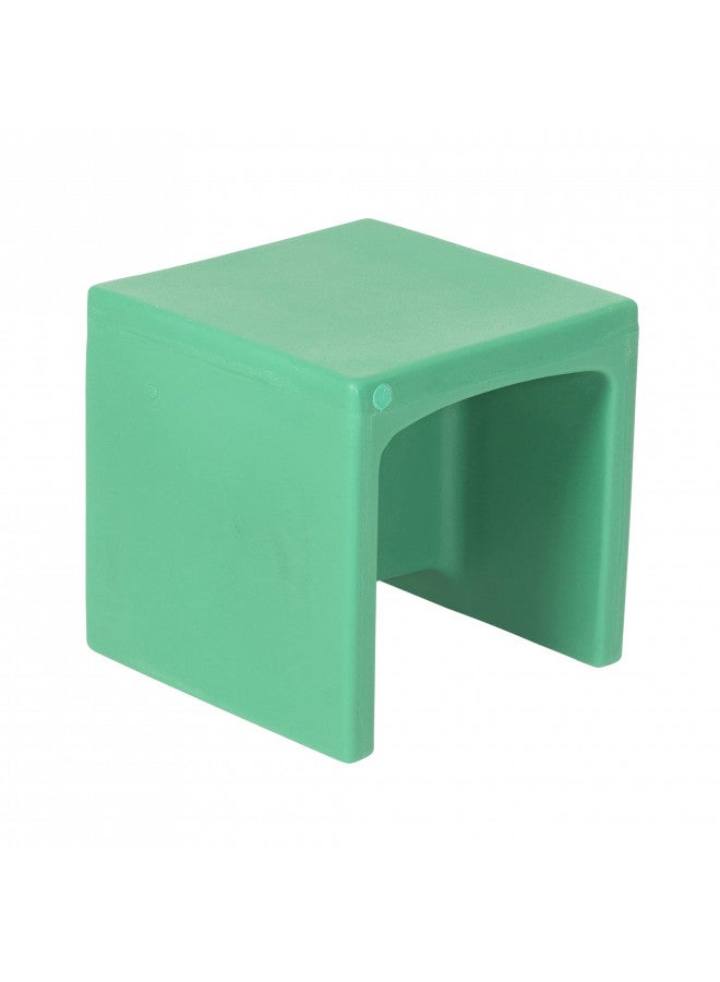 Children's Factory Children's Factory 3-in-1 Cube Chair for Kids, Flexible Seating Classroom Furniture, 1-Pack, Green  - Image 5