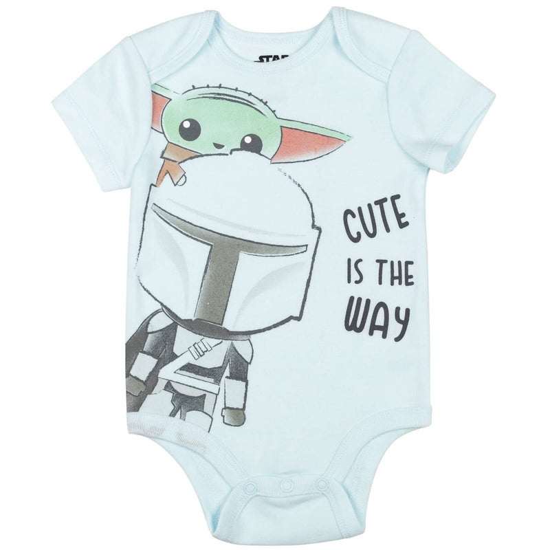 STAR WARS The Child Darth Vader Stormtrooper BB-8 Newborn Baby Boys 5 Pack Bodysuits Multicolor 3-6 Months - Image 2