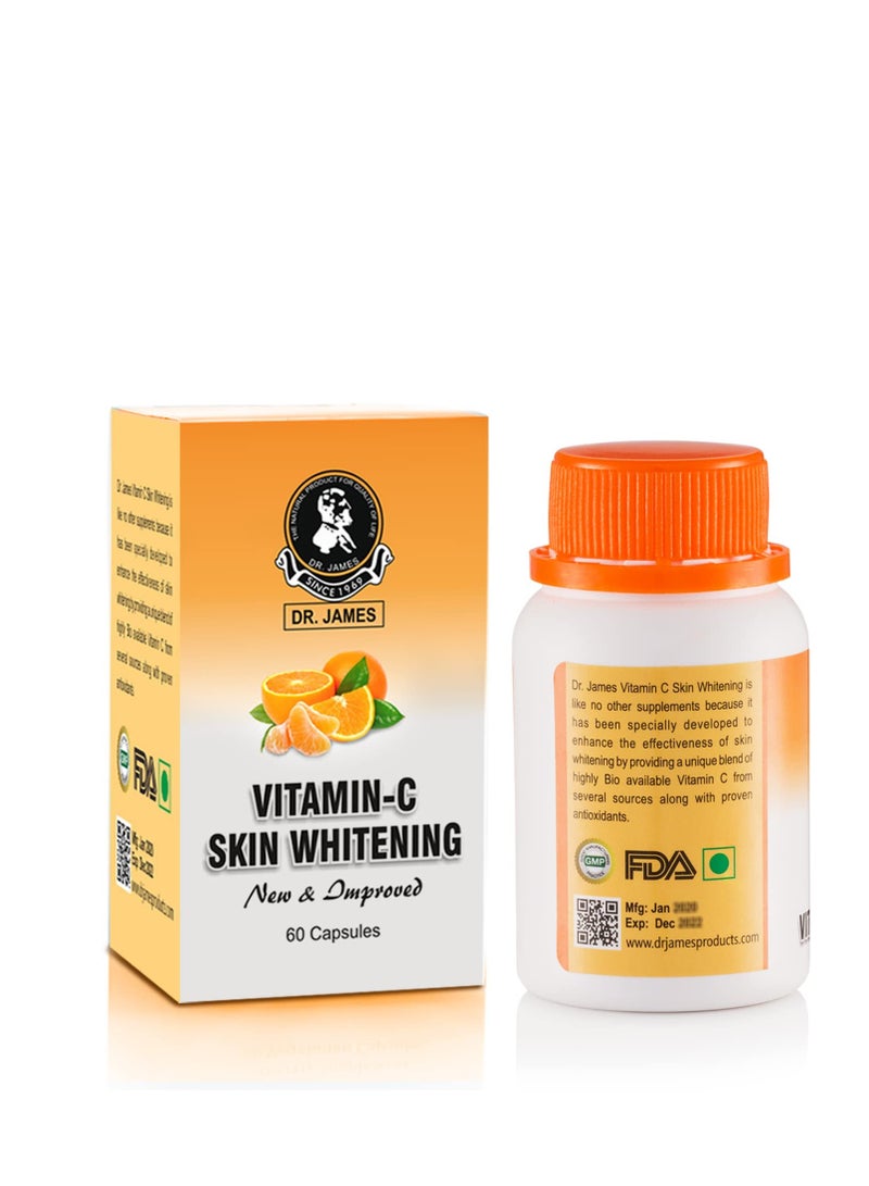 Dr. James Vitamin-C Skin Whitening Capsules – New & Improved Formula for Radiant Skin - Image 2