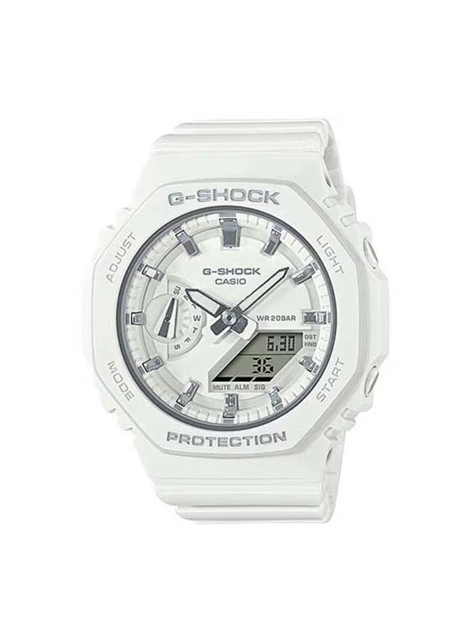G-SHOCK Women's Analog-Digital Watch – White Slim Design, Shock Resistant - Image 1