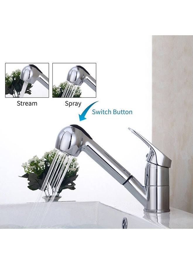 NIBEMINENT Faucet Spayer Head Silver 7.08inch  - Image 5