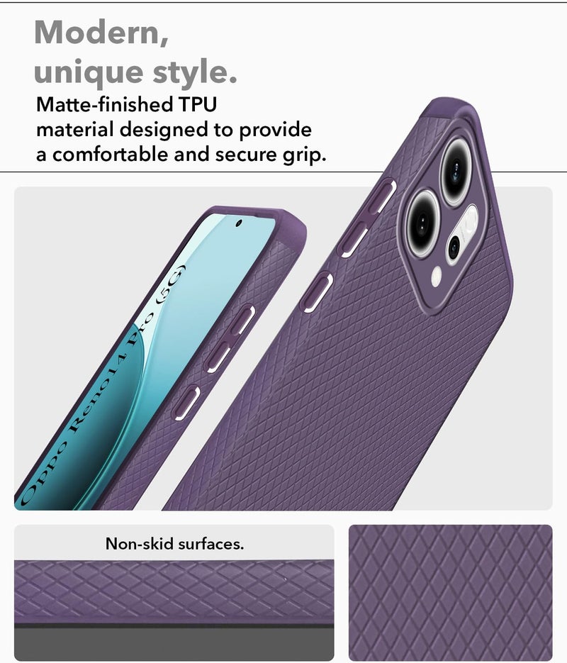 Jkobi Back Cover Case for Oppo Reno14 Pro 5G | Oppo Reno 14 Pro 5G (Liquid Silicone | Side Grip | Camera Protection) - Image 3