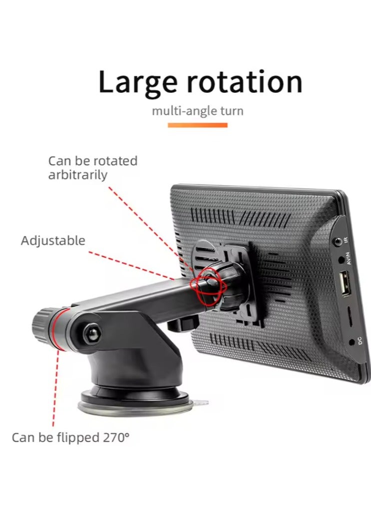 Ainawo Wireless Carplay Screen for Car, 7" HD Touch Screen Portable Car Stereo for Carplay & Android Auto, Pantalla para Carros with Bluetooth, AUX, FM Transmitter, Voice Control - Image 5