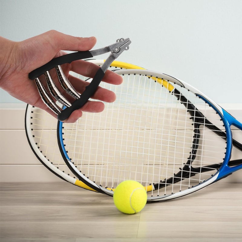 Badminton Stringing Clip Clamp Tennis Stringing Holder High Strength 4-Spring Tool with Starting Lock Clamp for Badminton and Tennis Rackets - Image 4