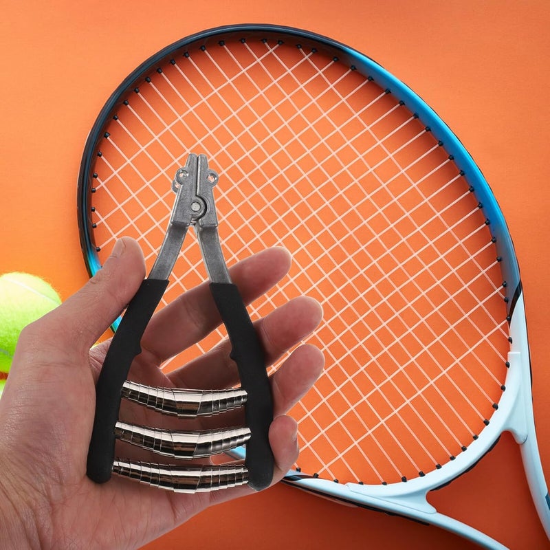 Badminton Stringing Clip Clamp Tennis Stringing Holder High Strength 4-Spring Tool with Starting Lock Clamp for Badminton and Tennis Rackets - Image 5