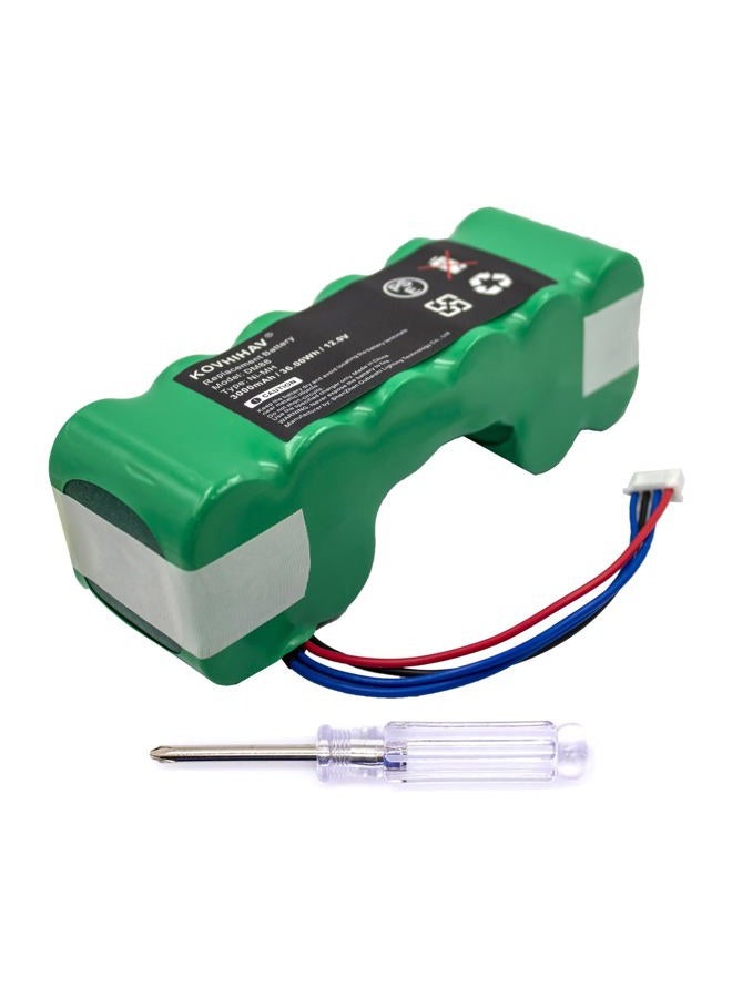 CS BATTERY 12.0V Replacement Battery for Ecovacs DM88 Sweeper DD35 DG716 DG710 DE33 DE35 Ozmo DD46.11 OZMO 901,Deebot 900 Deebot 901 10001568 DD4G DD3G 3000mAh - Image 1