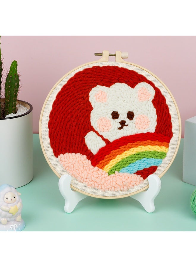 22x22x5cm DIY Punch Needle Embroidery Kit