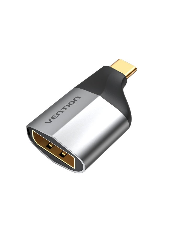 VENTION Type-C to DP Adapter Gray Metal Type Model # TCCH0 - Image 1