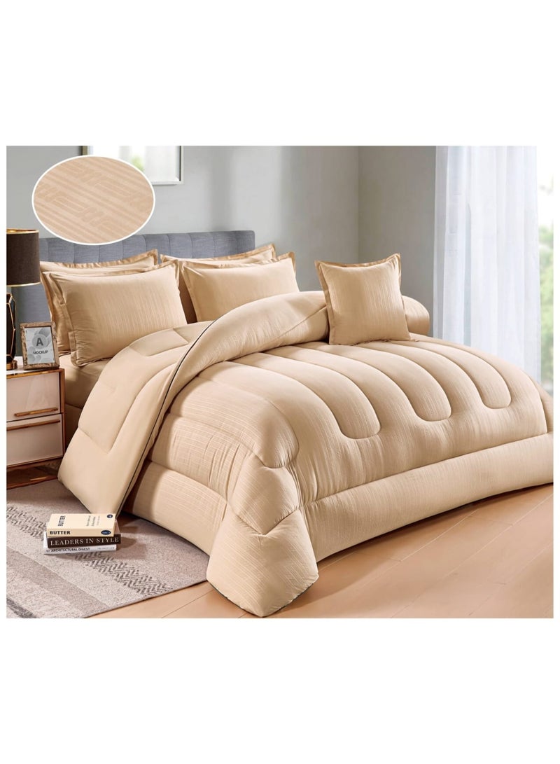 Deval Soft Double Bedspread Set 7 Pieces Summer - Image 1