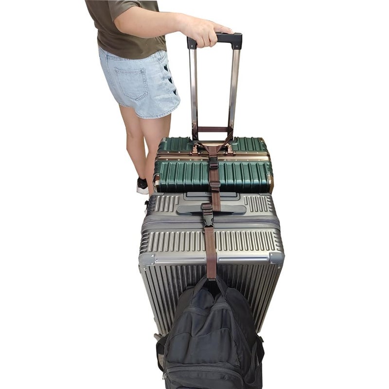 HDHYK 2 Pack Travel Accessories Luggage Straps - Add a Bag Suitcase Strap Belt(Black) - Image 4