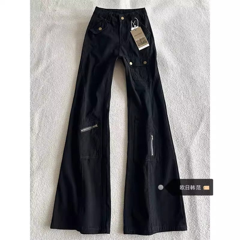 Unisex Classic Denim Jeans Loose Fit Daily Outdoor Wear - Image 2