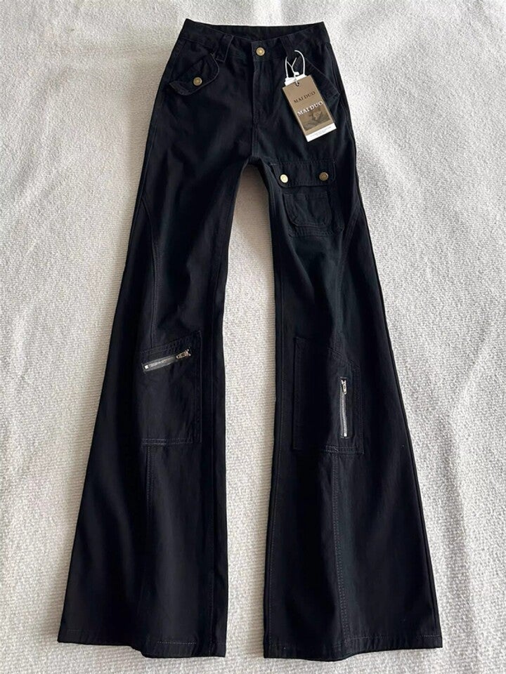 Unisex Classic Denim Jeans Loose Fit Daily Outdoor Wear - Image 1