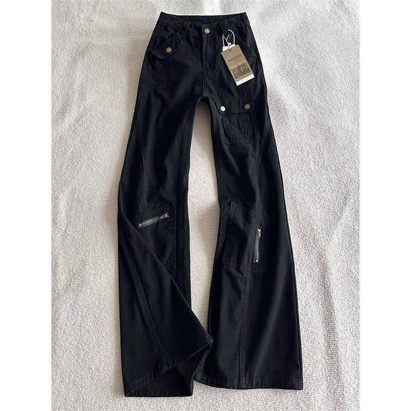 Unisex Classic Denim Jeans Loose Fit Daily Outdoor Wear - Image 3