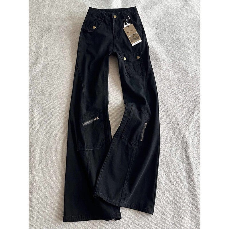 Unisex Classic Denim Jeans Loose Fit Daily Outdoor Wear - Image 4