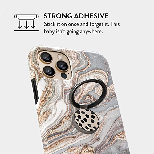 BURGA Cell Phone Ring, Holder Grip and Stand - Finger Phone Grip for Back of Smartphone Case, Kickstand 360 Rotation, Universal Ring for iPhone Samsung Galaxy Huawei Google Pixel, Stylish Accessories - Image 5
