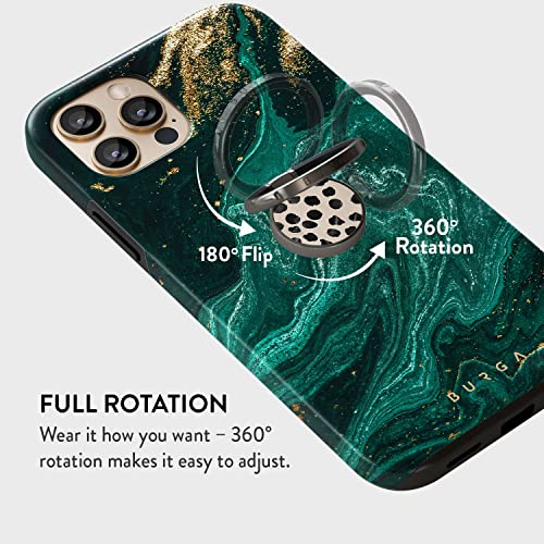 BURGA Cell Phone Ring, Holder Grip and Stand - Finger Phone Grip for Back of Smartphone Case, Kickstand 360 Rotation, Universal Ring for iPhone Samsung Galaxy Huawei Google Pixel, Stylish Accessories - Image 3