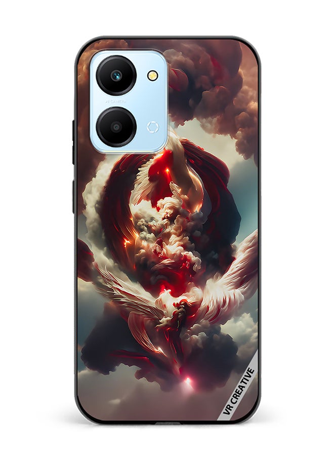 VR CREATIVE Protective Case Cover For Honor Play7T A New Angel Reborn Foundation Design Multicolour - Image 1