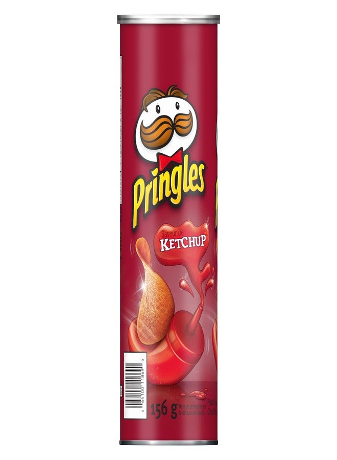 Pringles رقائق بطاطس برينجلز، كاتشب، 156 جرام/5.50 أونصة {مستوردة من كندا} - Image 3