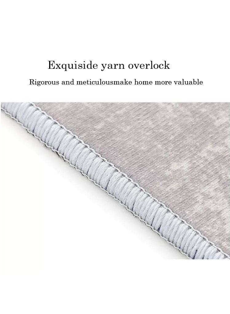 LINGWEI Large Area Rug 200x300cm Washable Non-Slip Carpet Soft Modern & Vintage Design Home Décor Rug - Image 3