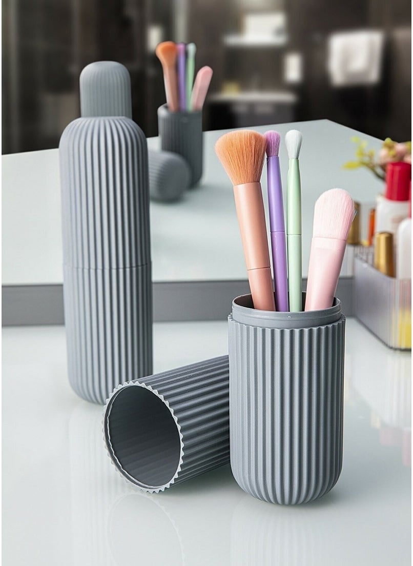 Boldy Travel Storage Container Toothbrush Holder Organizer Bathroom Box Multi-Purpose Makeup Box Glasses Box 1 Pc  - Image 3