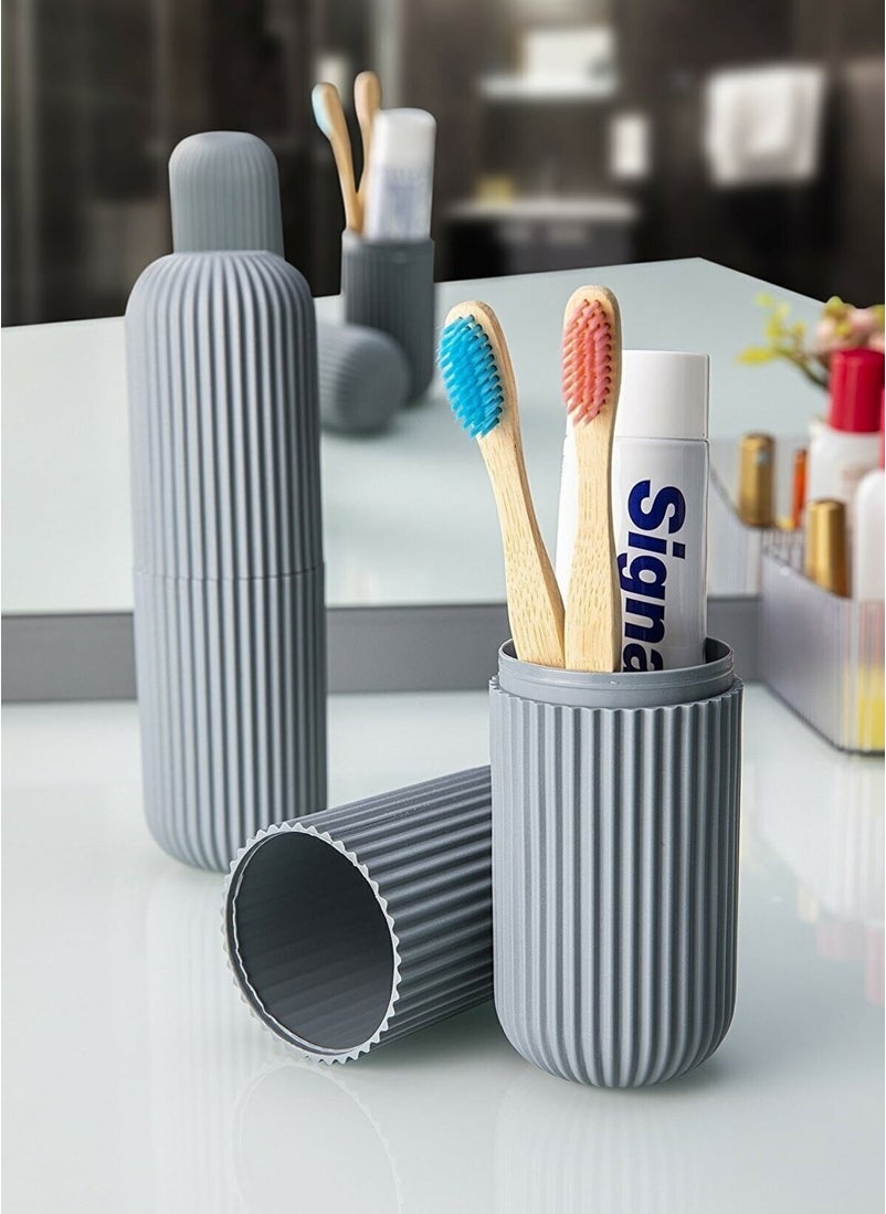 Boldy Travel Storage Container Toothbrush Holder Organizer Bathroom Box Multi-Purpose Makeup Box Glasses Box 1 Pc  - Image 1