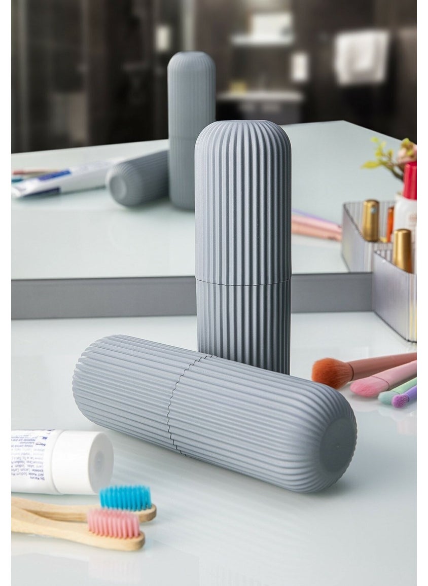 Boldy Travel Storage Container Toothbrush Holder Organizer Bathroom Box Multi-Purpose Makeup Box Glasses Box 1 Pc  - Image 5