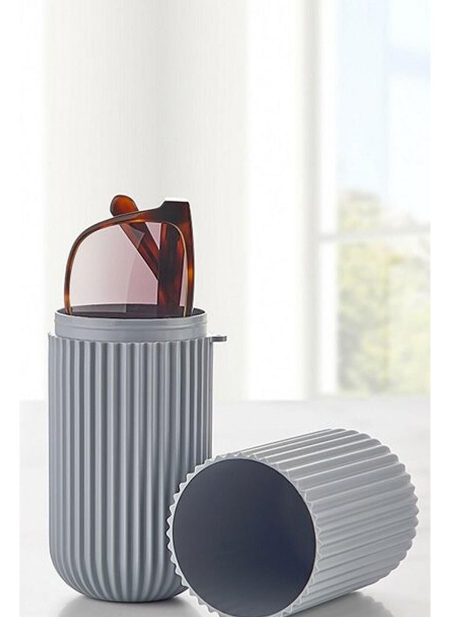 Boldy Travel Storage Container Toothbrush Holder Organizer Bathroom Box Multi-Purpose Makeup Box Glasses Box 1 Pc  - Image 4