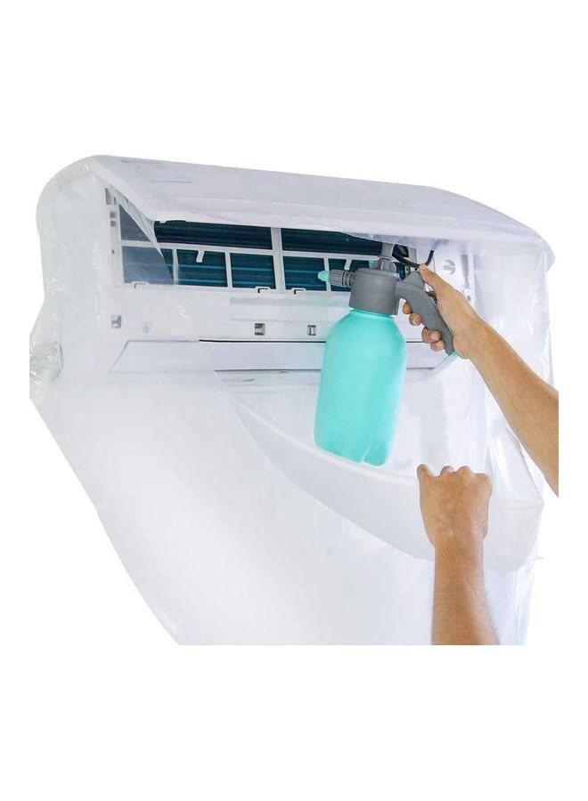 XiuWoo Waterproof Air Conditioner Cleaning Cover Clear - Image 1