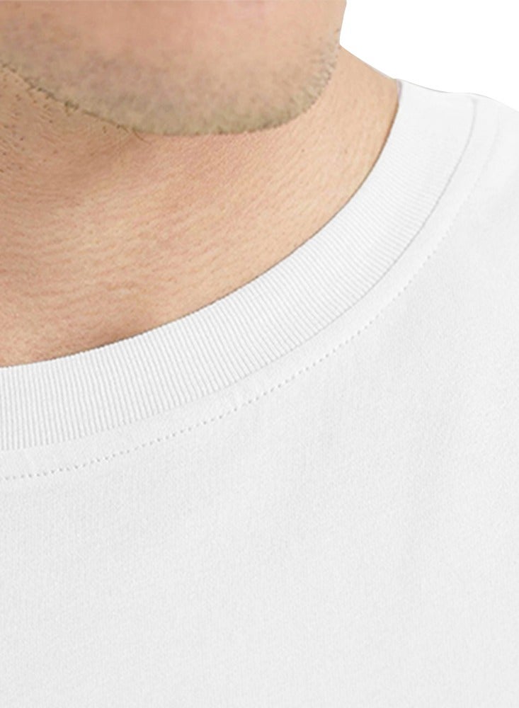 Nileton Relaxed Fit T-shirt For Men – Cotton - Half Sleeves Crew Neck Tee - Image 2