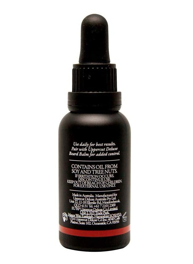أبر كت ديلوكس زيت اللحية الفاخرة من Uppercut Deluxe هو عبارة عن سيروم مرطب للحية ويجعلها ناعمة وصحية - Image 3