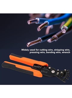 Stodern Stodern 5 in 1 Wire Stripping Pliers Multifunctional Cable Stripper Cutter Crimper Wrench Tool Automatic Wire Stripper Wire Winding Crimping Cutting for Electricians Technicians Home Repairs  - Image 3
