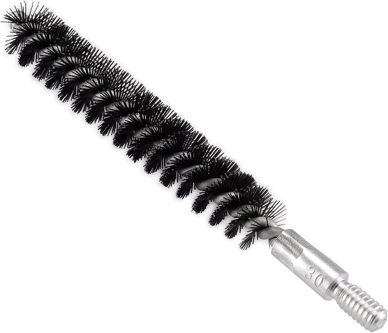 BOOSTEADY 5 Pcs Nylon Bristle Bore Gun Cleaning Brush for Pistol, 50 Professional Square Patches, .260/6.5MM, .17, .22, .357/9MM, .40, .45, .30 Caliber - Image 4