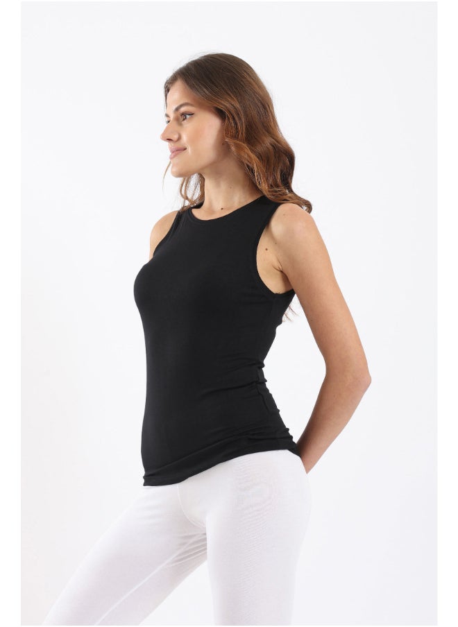 Carina - Sleeveless Crew Neck Top - Image 1