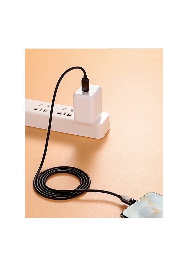 جوي روم كابل شحن S-M412 سريع بتقنية PD للتحويل من Type-C إلى Lightning أسود - Image 3