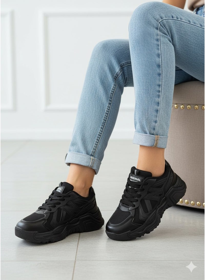 فيبراندا كوتشي أنيق بتصميم عصري ونعل سميك مريح L-760 - Image 1