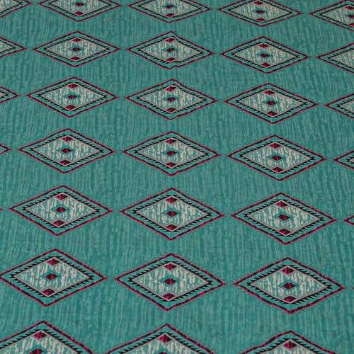 Status Contract Cotton Rich Double Bedsheet with 2 Pillow Covers for Bed Room, Home, Hotel-120 GSM (Green Black) - Image 2
